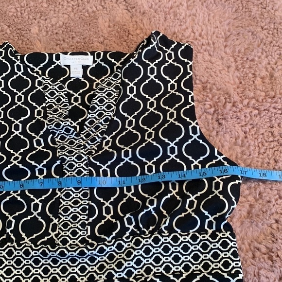 Charter Club Dress in Black and White Petite Small in EUC - Picture 5 of 6